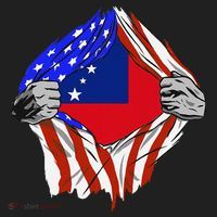 Samoan Roots Samoa Usa Samoan Pride Chest Samoan Flag Golf Towel thumb 3