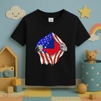 Samoan Roots Samoa Usa Samoan Pride Chest Samoan Flag Toddler T-Shirt thumb 3