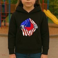 Samoan Roots Samoa Usa Samoan Pride Chest Samoan Flag Kids Hoodie thumb 3