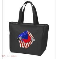 Samoan Roots Samoa Usa Samoan Pride Chest Samoan Flag Tote Bag thumb 3