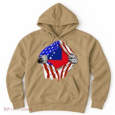 Samoan Roots Samoa Usa Samoan Pride Chest Samoan Flag Hoodie