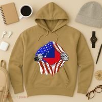 Samoan Roots Samoa Usa Samoan Pride Chest Samoan Flag Hoodie thumb 3