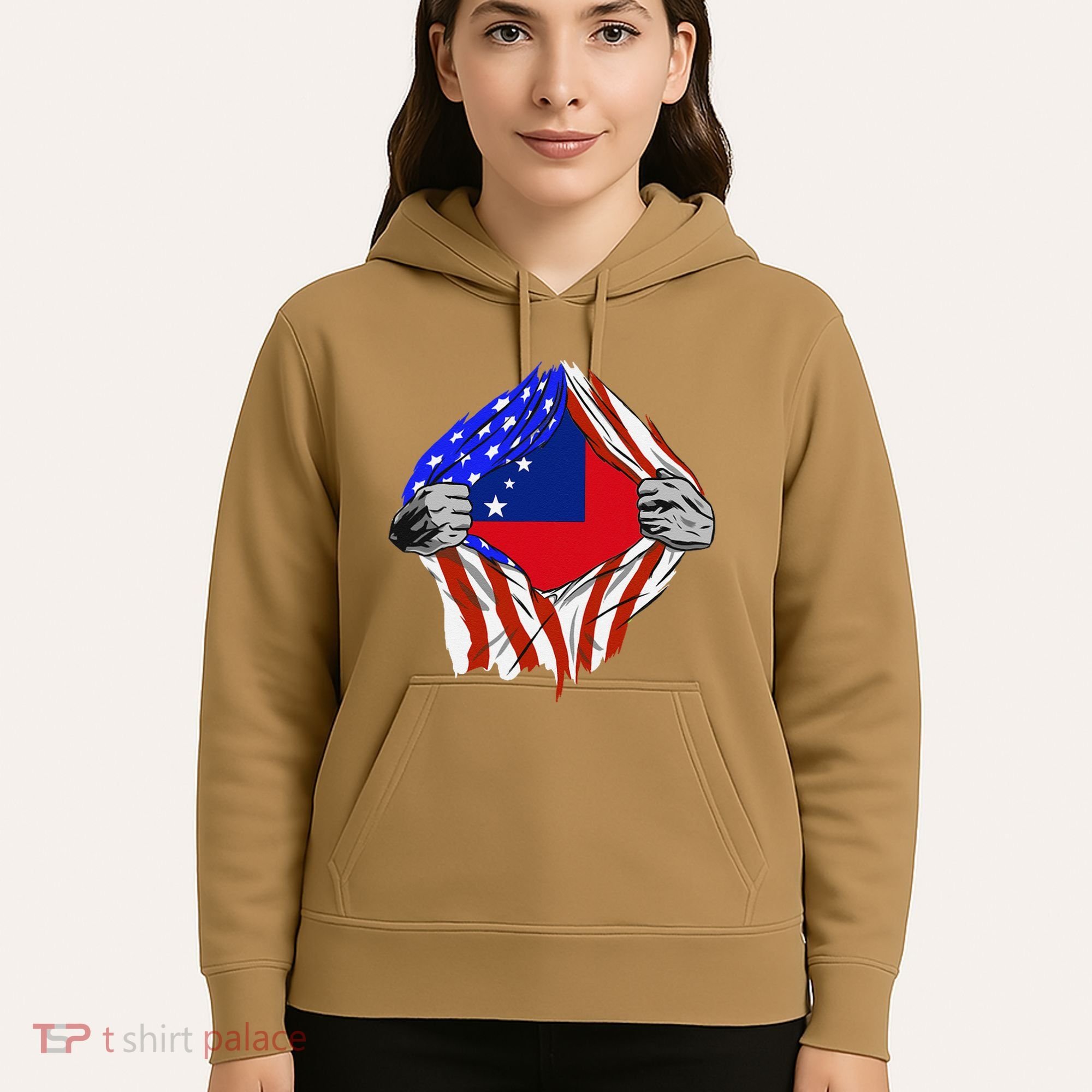 Samoan Roots Samoa Usa Samoan Pride Chest Samoan Flag Hoodie
