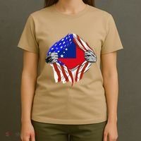 Samoan Roots Samoa Usa Samoan Pride Chest Samoan Flag T-Shirt thumb 4