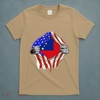 Samoan Roots Samoa Usa Samoan Pride Chest Samoan Flag T-Shirt thumb 5