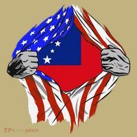 Samoan Roots Samoa Usa Samoan Pride Chest Samoan Flag Mousepad thumb 1