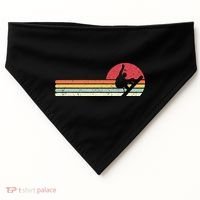 Snowboarding Retro Style For Snowboarder USA-Made Doggie Bandana thumb 0