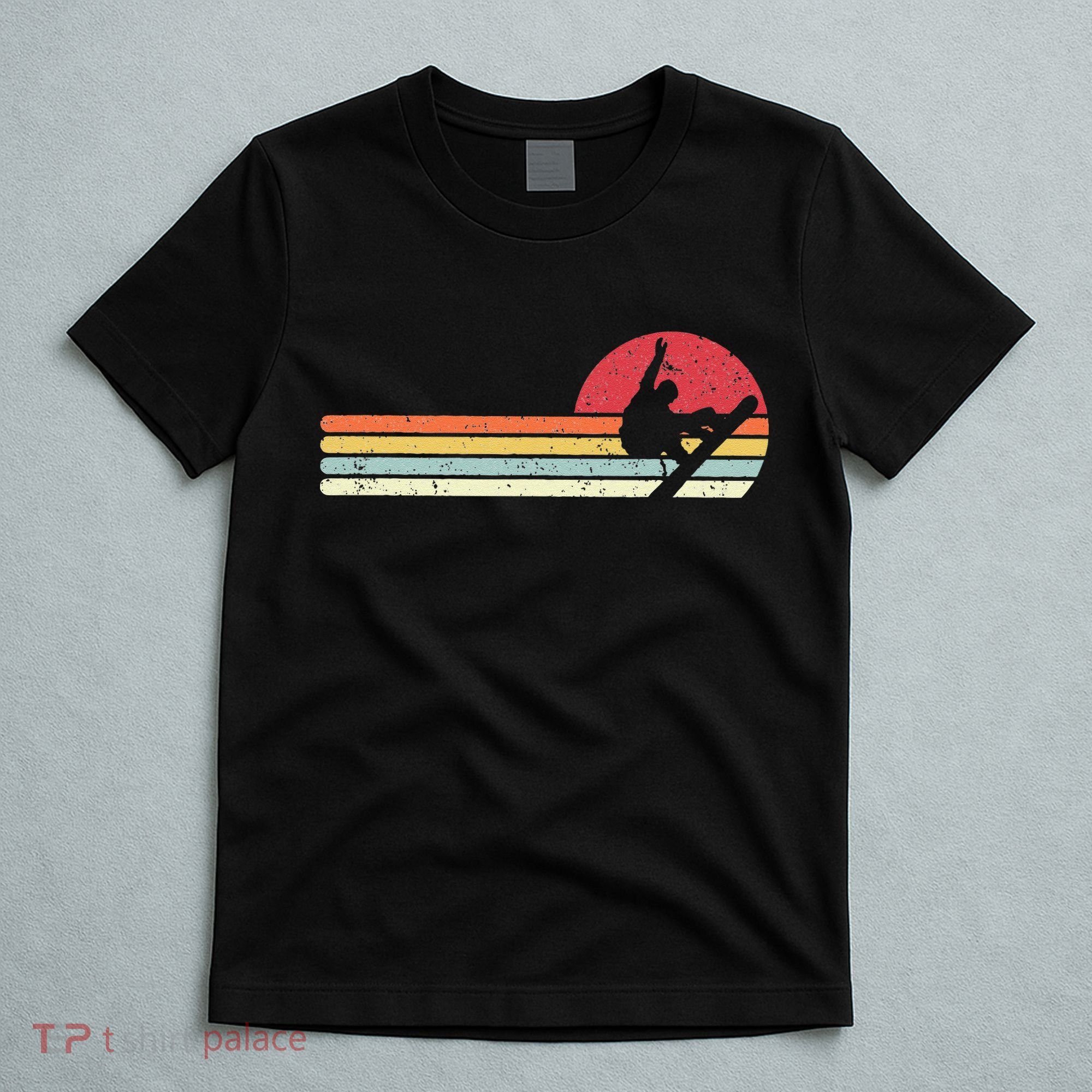 Snowboarding Retro Style For Snowboarder T-Shirt