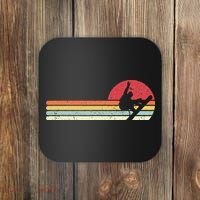 Snowboarding Retro Style For Snowboarder Coaster thumb 0