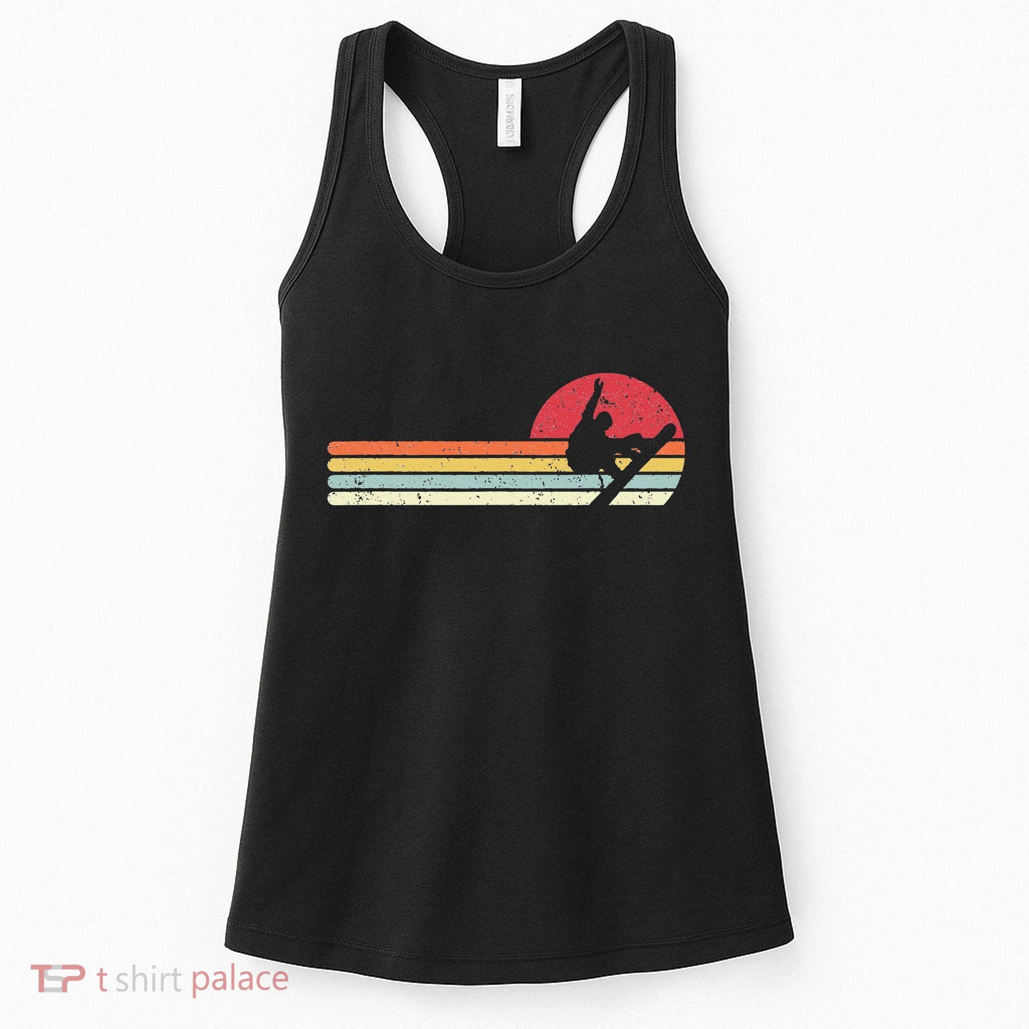 Snowboarding Retro Style For Snowboarder Women's Tank Top