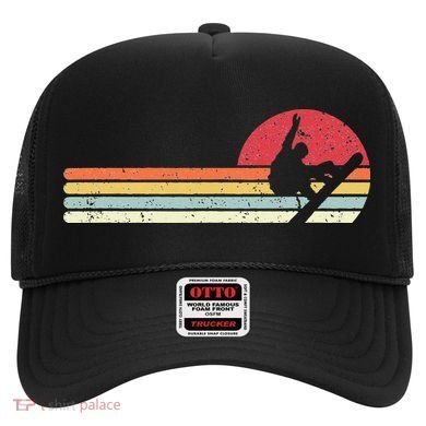 Snowboarding Retro Style For Snowboarder Hat
