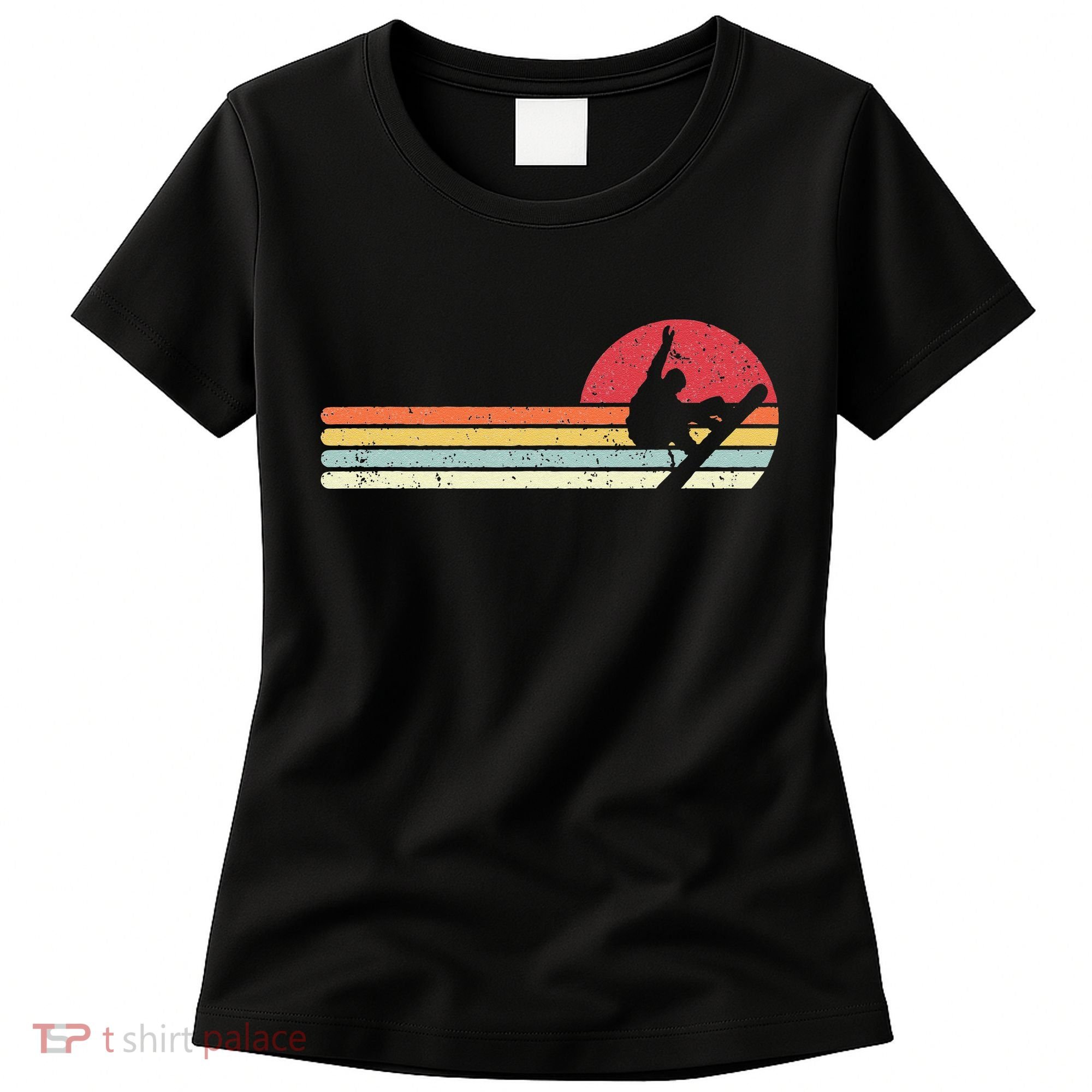 Snowboarding Retro Style For Snowboarder Women's T-Shirt
