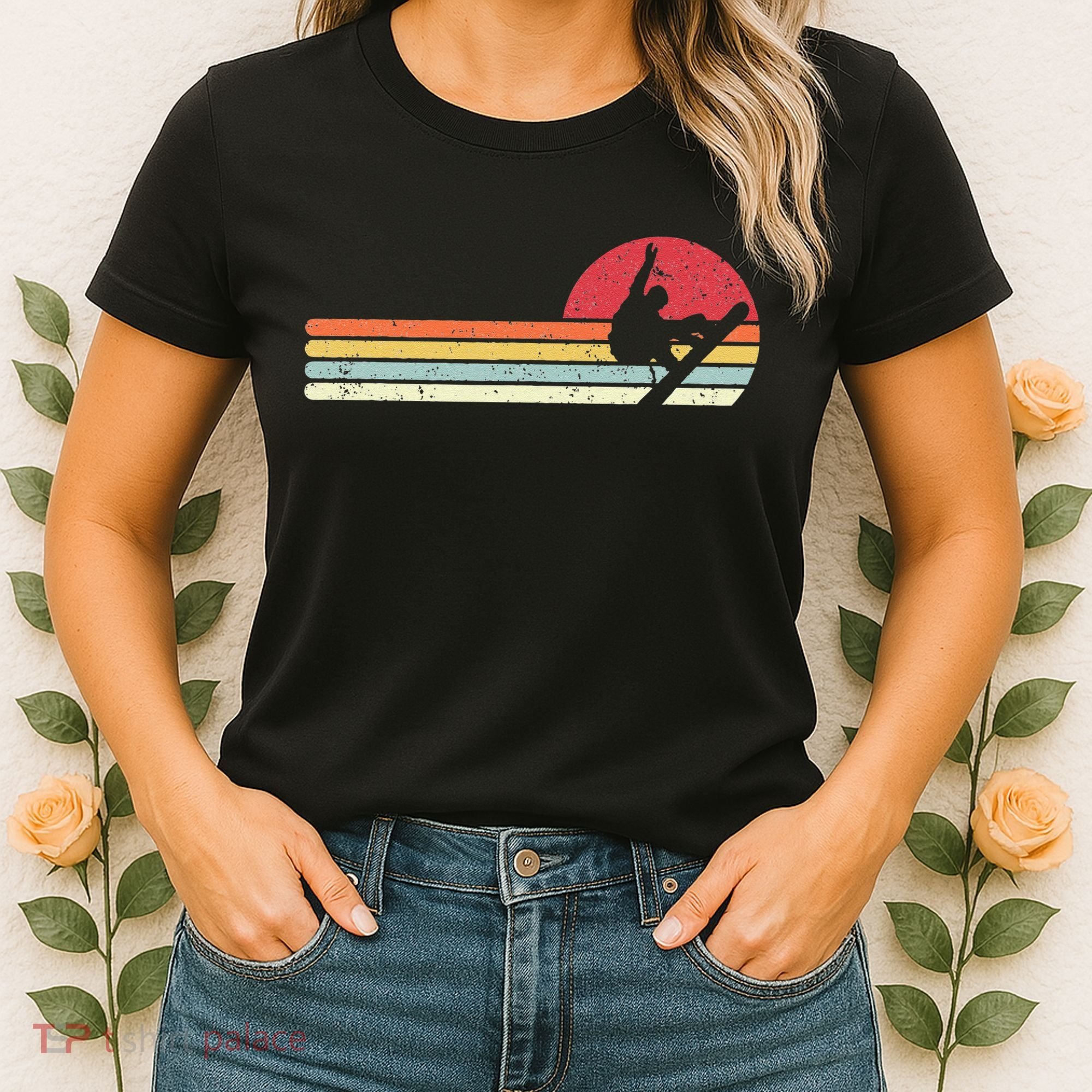 Snowboarding Retro Style For Snowboarder Women's T-Shirt