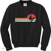 Snowboarding Retro Style For Snowboarder Kids Sweatshirt thumb 0
