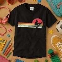 Snowboarding Retro Style For Snowboarder Kids T-Shirt thumb 3