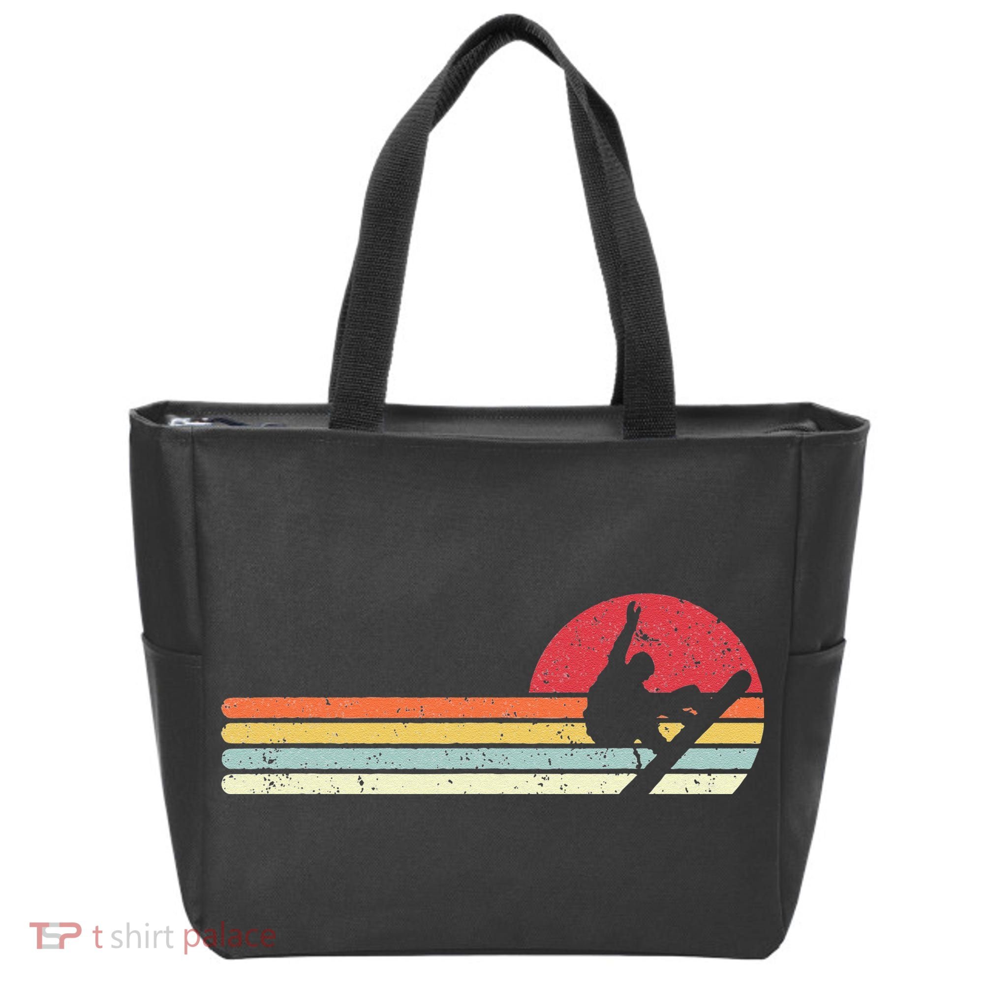 Snowboarding Retro Style For Snowboarder Tote Bag