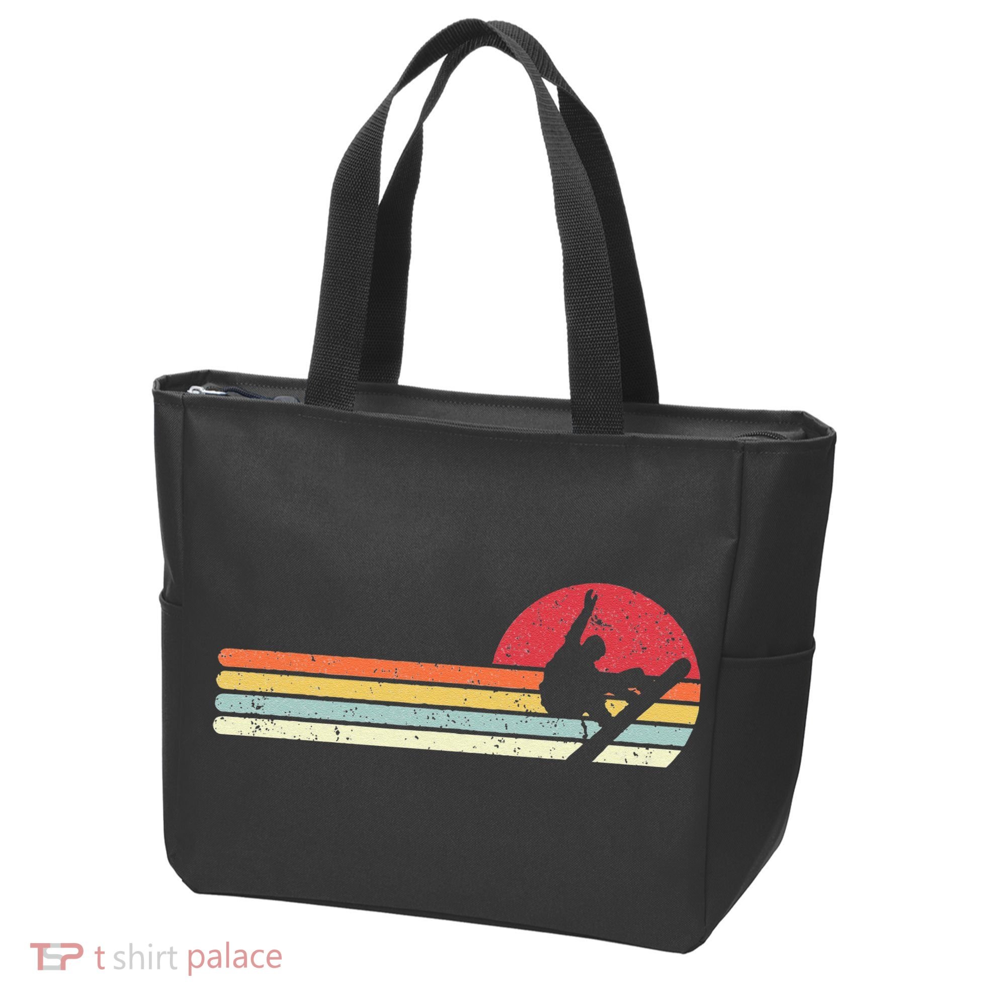 Snowboarding Retro Style For Snowboarder Tote Bag