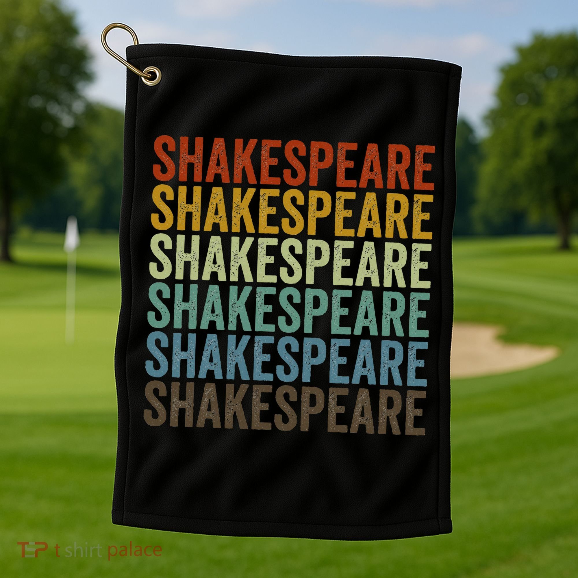 Shakespeare Retro Golf Towel