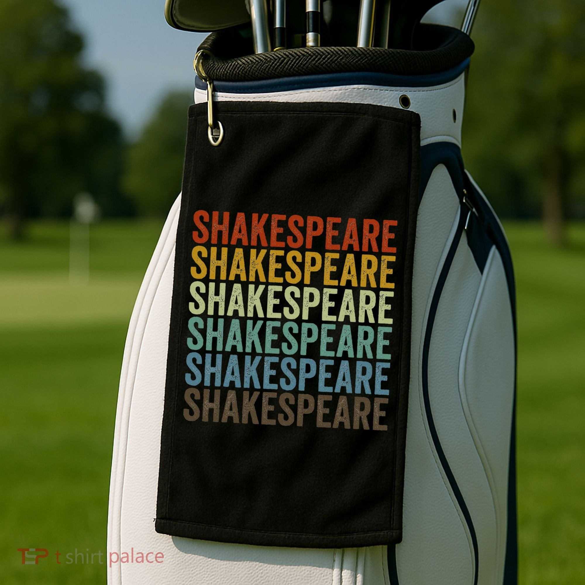 Shakespeare Retro Golf Towel