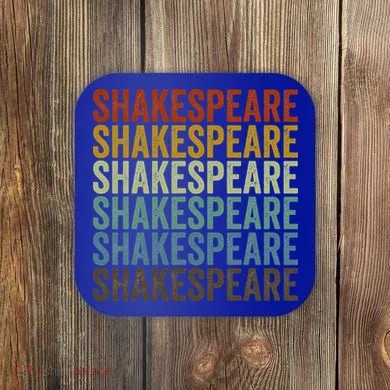 Shakespeare Retro Coaster