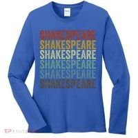 Shakespeare Retro Women's Long Sleeve Shirt thumb 0