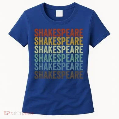 Shakespeare Retro Women's T-Shirt