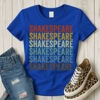 Shakespeare Retro Women's T-Shirt thumb 3