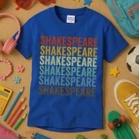 Shakespeare Retro Kids T-Shirt thumb 3