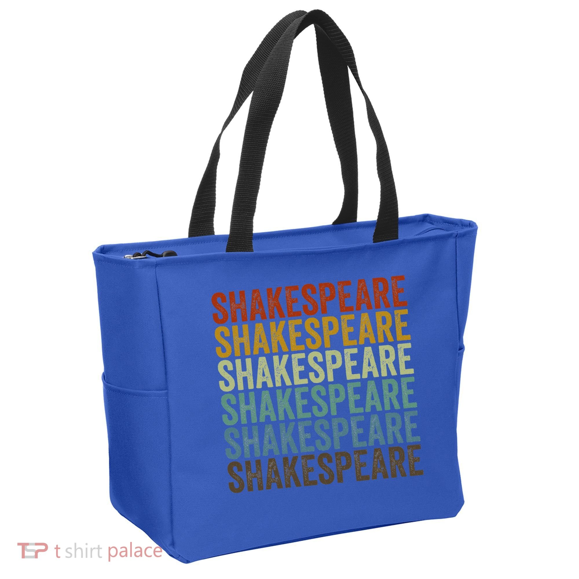 Shakespeare Retro Tote Bag