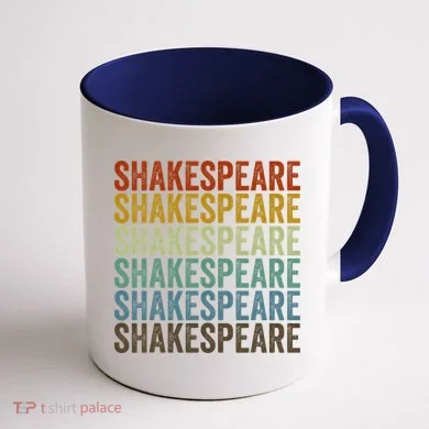 Shakespeare Retro Coffee Mug back