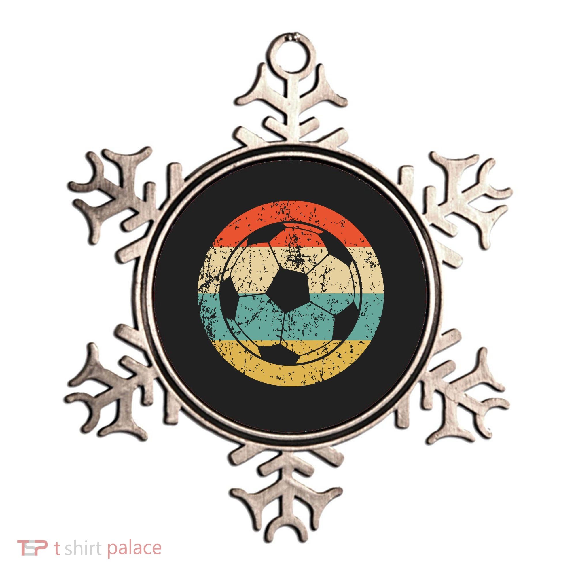 Soccer Retro Soccer Ball Ornament