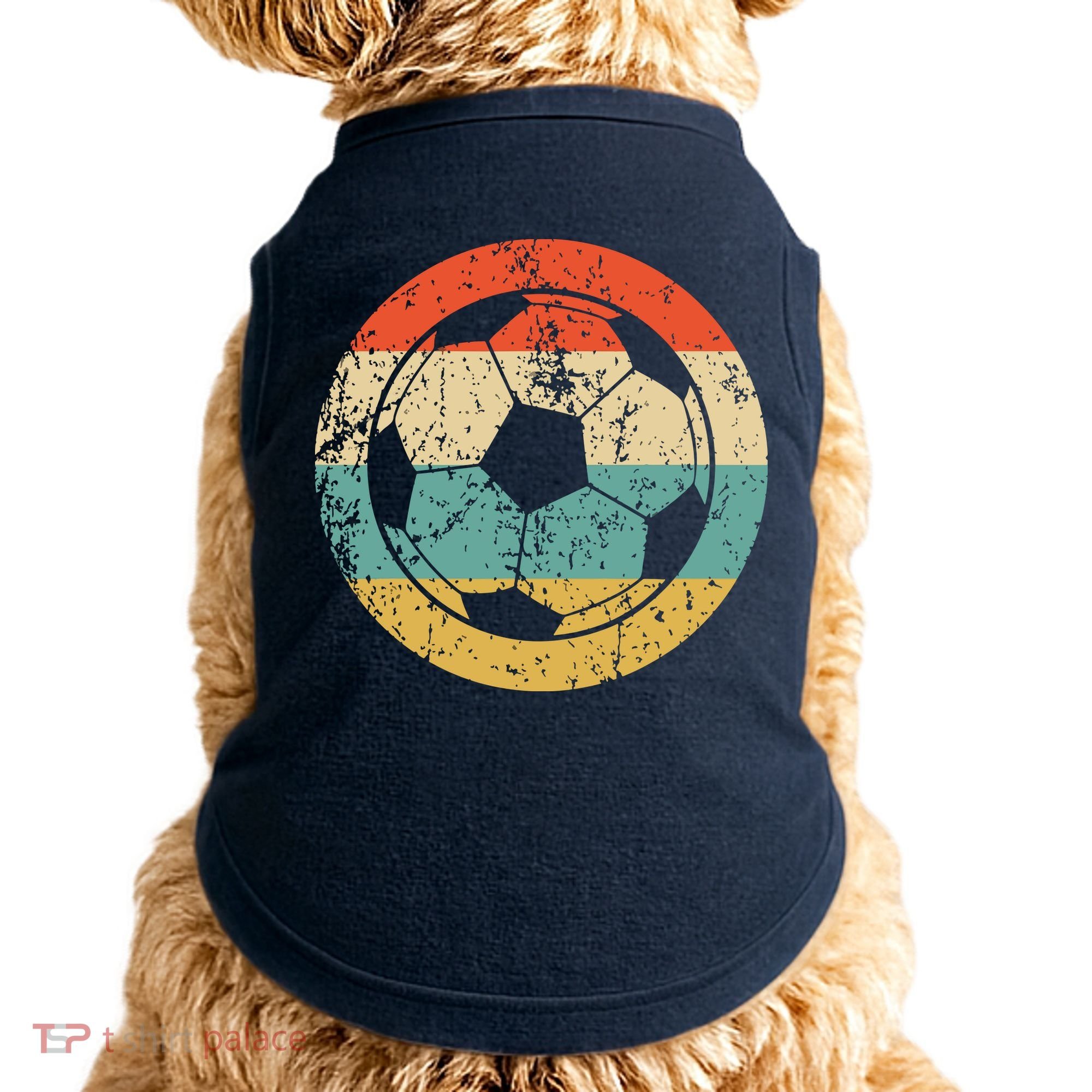 Soccer Retro Soccer Ball Doggie Tank