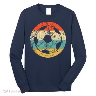 Soccer Retro Soccer Ball Long Sleeve Shirt