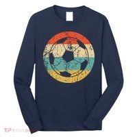 Soccer Retro Soccer Ball Long Sleeve Shirt thumb 0
