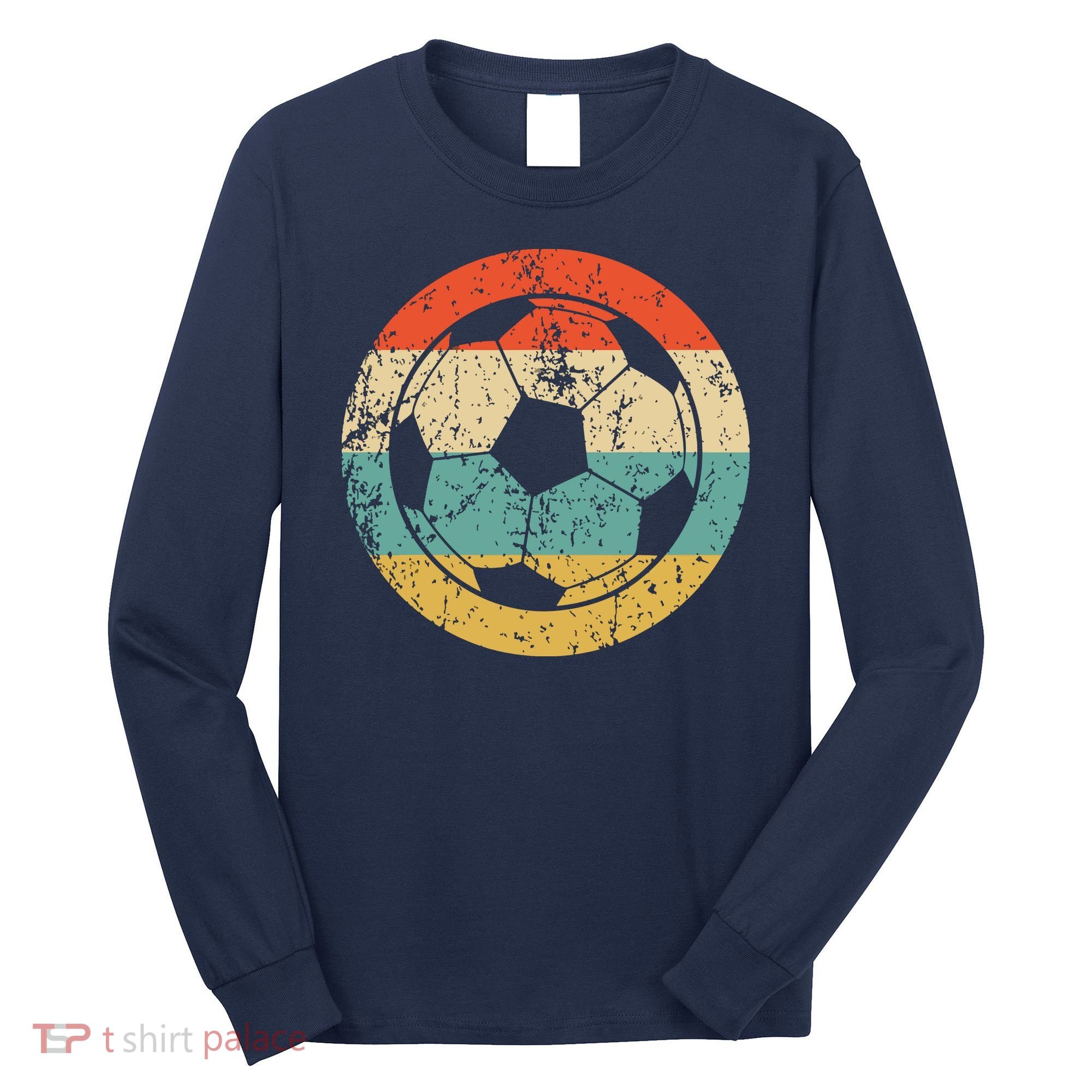 Soccer Retro Soccer Ball Long Sleeve Shirt