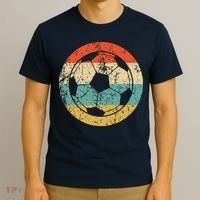 Soccer Retro Soccer Ball T-Shirt thumb 3