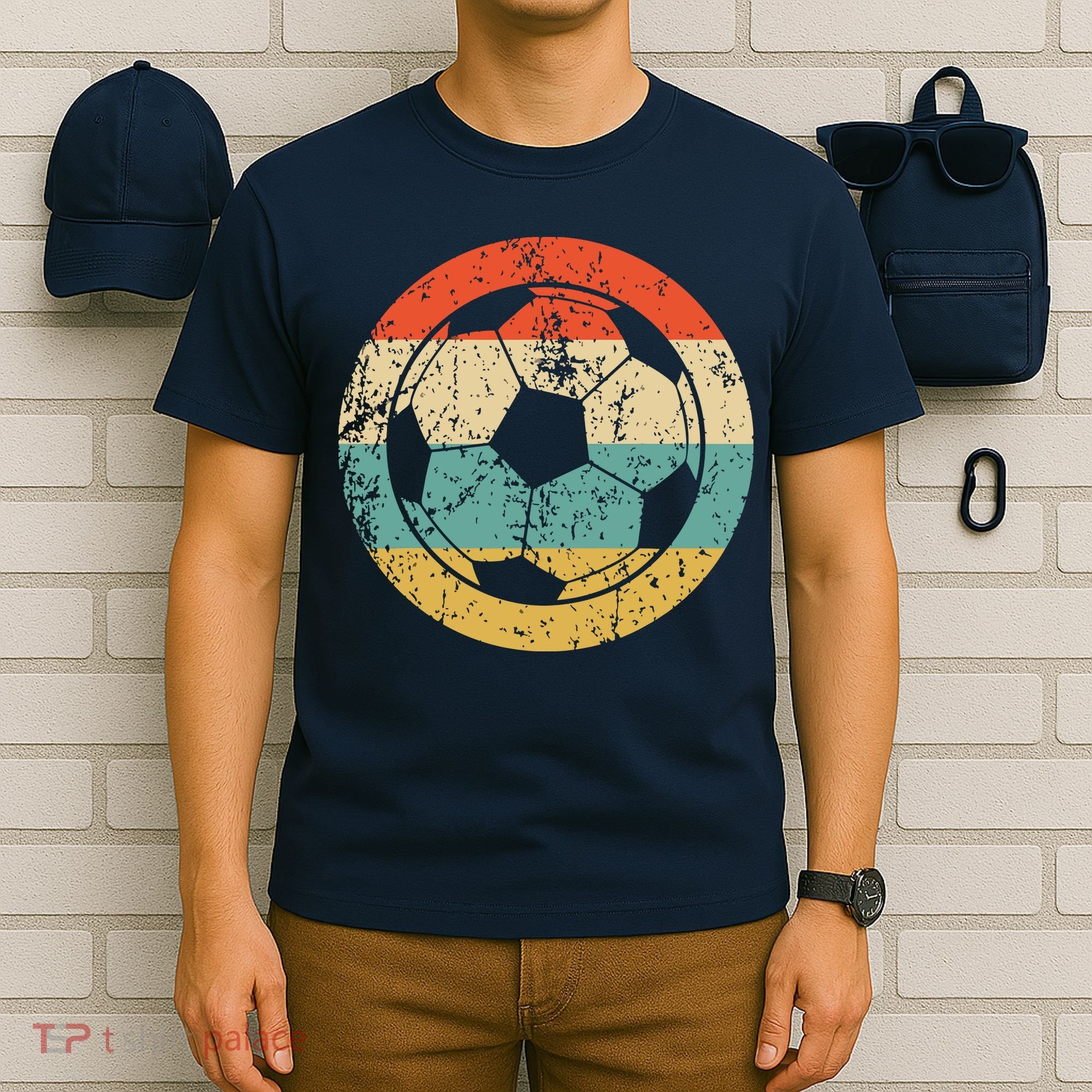 Soccer Retro Soccer Ball T-Shirt