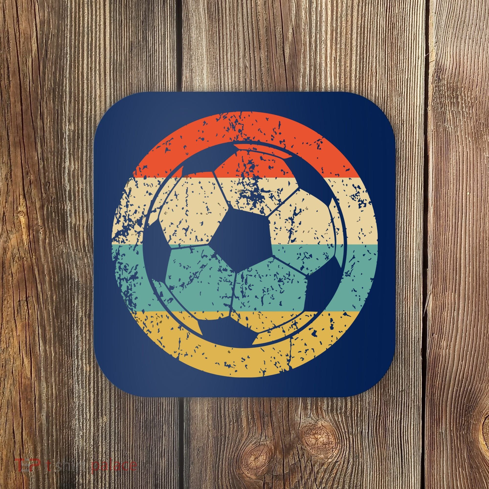 Soccer Retro Soccer Ball Coaster