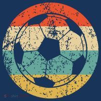 Soccer Retro Soccer Ball Women's Hoodie thumb 2