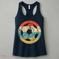 Soccer Retro Soccer Ball Women's Tank Top thumb 3