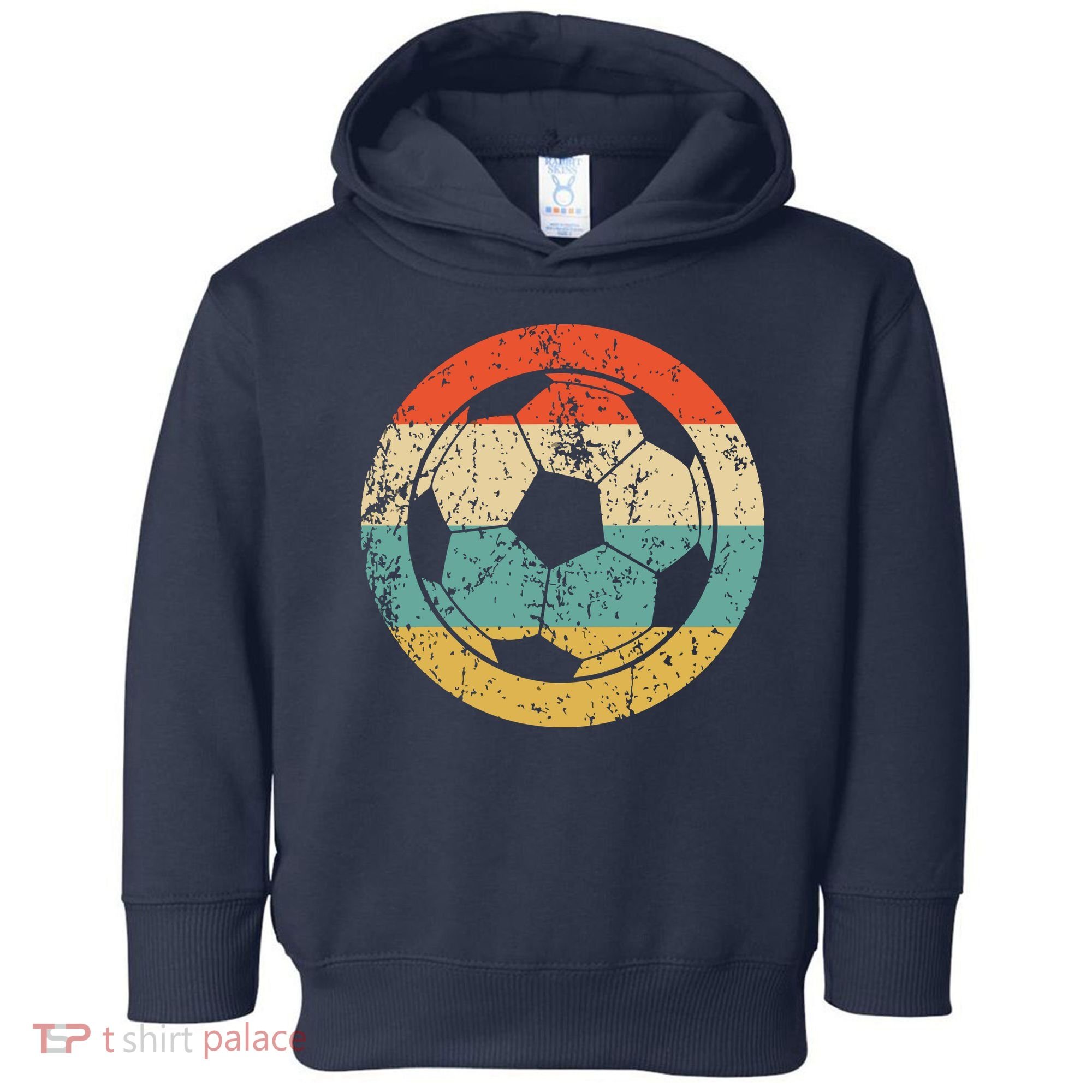 Soccer Retro Soccer Ball Toddler Hoodie