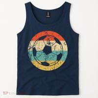 Soccer Retro Soccer Ball Tank Top thumb 2