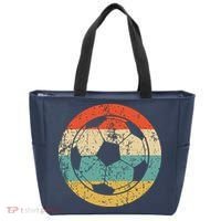 Soccer Retro Soccer Ball Tote Bag thumb 0