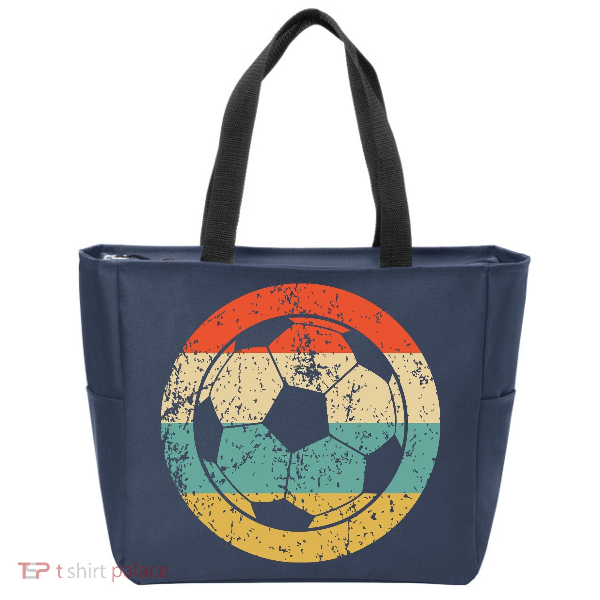 Soccer Retro Soccer Ball Tote Bag