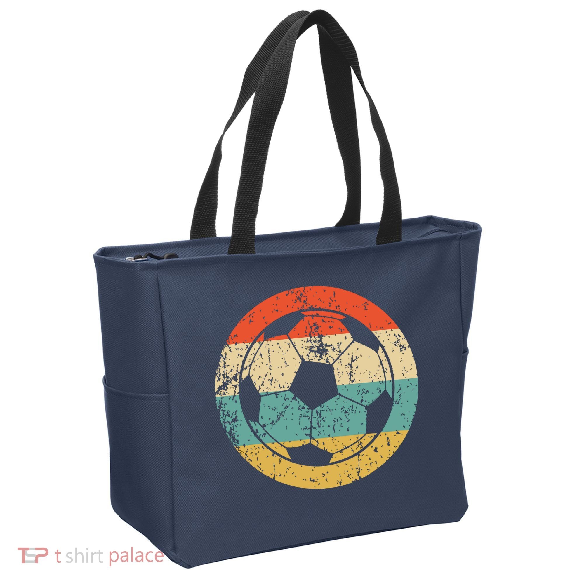 Soccer Retro Soccer Ball Tote Bag