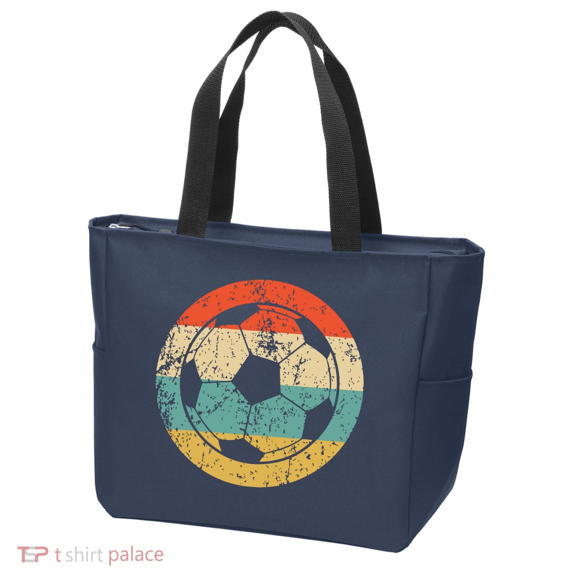 Soccer Retro Soccer Ball Tote Bag