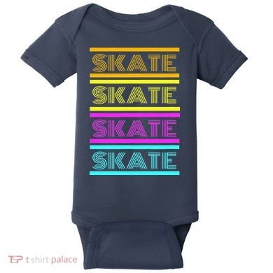 SKATE Roller Skate Baby Bodysuit