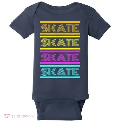 SKATE Roller Skate Baby Bodysuit