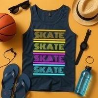 SKATE Roller Skate Tank Top thumb 4
