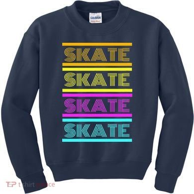 SKATE Roller Skate Kids Sweatshirt